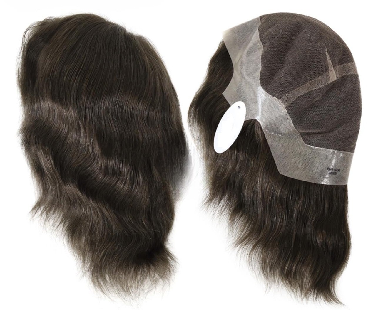 Full Head Wig for Men Complete Baldness 100% Human Hair